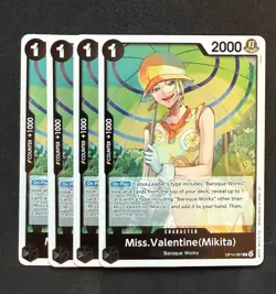 One Piece - Miss.Valentine(Mikita) OP14-087 Foil Playset (x4) - Image 1