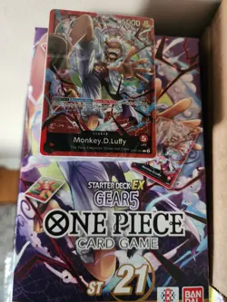 ONE PIECE STARTER DECK EX GEAR 5 ST-21 SEALED DECK ONLY - NO BONUS PACK - Image 2