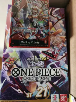 ONE PIECE STARTER DECK EX GEAR 5 ST-21 SEALED DECK ONLY - NO BONUS PACK - Image 3