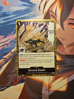 One Piece TCG Ground Death OP14-096 R English Azure Sea’s Seven One Piece NM/M - Image 1
