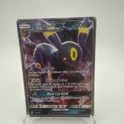 Umbreon GX 80/149 Ultra Rare SM Base Set Near Mint Pokemon Card - Image 1