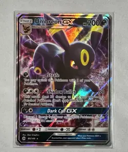 Umbreon GX Ultra Rare Holo Foil Pokemon Sun/Moon Base Set SM 80/149 - Image 1