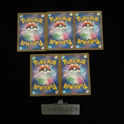 McDonald's Promo set Riolu Ralts Quaxley Fuecoco Sprigatito M-P Pokemon Card JP - Image 2