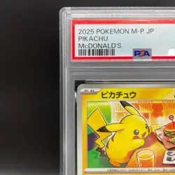 PSA 10 Pikachu 020/M-P McDonald's Happy Set Promo 2025 Pokemon Card Japanese JP - Image 3