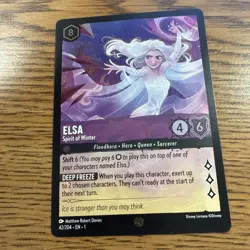 Disney Lorcana TCG - Elsa Spirit of Winter - 42/204 - Legendary Cold Foil - Image 1