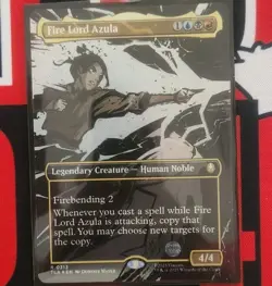 MTG Avatar The Last Airbender - Fire Lord Azula (borderless) FOIL - NM - 0313 - Image 1