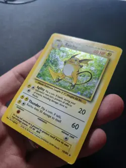 Pokemon - Base Set Unlimited 1999 WOTC - Raichu 14/102 Holo Rare - HP - Image 2