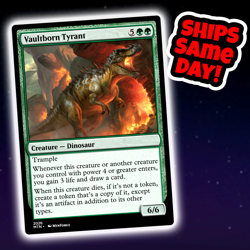 Vaultborn Tyrant - Custom Art Magic: The Gathering Playtest Card - Image 1