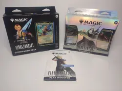 Magic The Gathering Sealed 3 Piece Lot Final Fantasy Cards - Image 1
