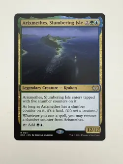 Arixmethes Slumbering Isle MTG Magic the Gathering Card NM Near Mint DSC - Image 1