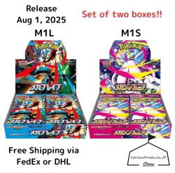 Pokemon Card Mega Brave & Symphonia Booster Box set M1L M1S Japanese - Image 1