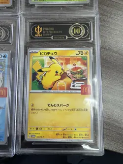 Mcdonalds Pokemon Promotional Cards Set (Japanese) Black Label APH 10 US Seller! - Image 2