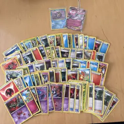 Pokemon Card Lot - 85 Cards - Includes Diancie EX, Reverse Holos, Train&energy - Image 1