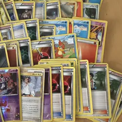 Pokemon Card Lot - 85 Cards - Includes Diancie EX, Reverse Holos, Train&energy - Image 5