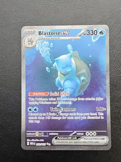 Pokemon Cards Blastoise ex 200/165 151 Special Illustration Rare NM 🔥 SIR - Image 1