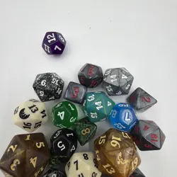 23 Magic The Gathering MTG 20 sided dice Plus More See Photos! - Image 2