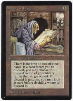 Library of Leng 1993 Limited Edition - Beta Colorless Artifact MTG SP - NM AZ1 - Image 1