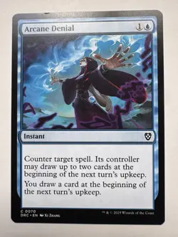 Arcane Denial VLP MTG Aetherdrift DFT DRC Magic - Image 1