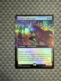 MTG Selfless Safewright #0367 Foil Extended Art Rare Lorwyn Eclipsed (ECL) - Image 1