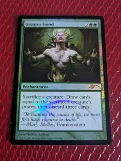 Greater Good - FOIL - DCI Judge Promo - LP/Excellent (Magic/mtg) Rare - Image 1