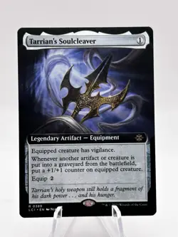 Tarrian's Soulcleaver 0389 Extended Art The Lost Caverns of Ixalan LCI MTG NM - Image 1