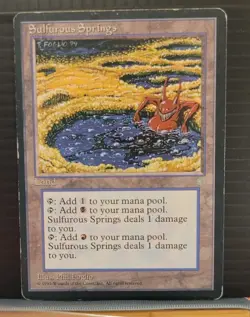 mtg SULFUROUS SPRINGS HP Ice Age -Argo- - Image 3