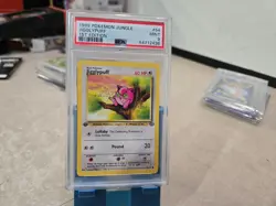 1999 Pokemon Jungle 1st Edition Jigglypuff #54 PSA 9 Mint - Image 1