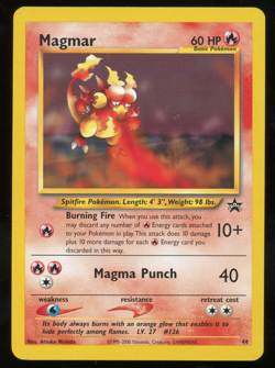Pokemon - WOTC Black Star Promo - Magmar - #44 - Image 1