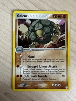Pokemon TCG EX Legend Maker Golem 6/92 Holo Rare - LP - Image 1