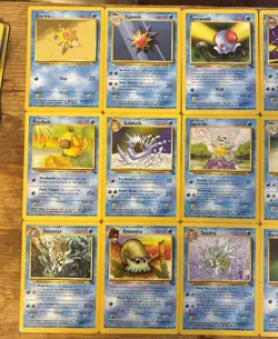 Pokemon Vintage 1995 Blue Original And Fossil Lot: 9 Sets Of Base And Stage 1 - Image 2