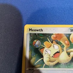 2003 Pokemon TCG Meowth Black Star Promo 013 Holo Nintendo E-Reader Series 🔥 - Image 2