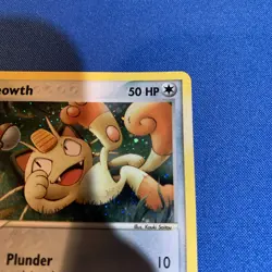 2003 Pokemon TCG Meowth Black Star Promo 013 Holo Nintendo E-Reader Series 🔥 - Image 3
