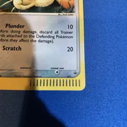 2003 Pokemon TCG Meowth Black Star Promo 013 Holo Nintendo E-Reader Series 🔥 - Image 4