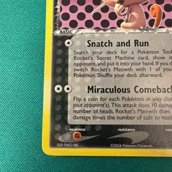 Rocket's Meowth #46/109 - Pokemon TCG - EX Team Rocket Returns - Uncommon - LP - Image 5