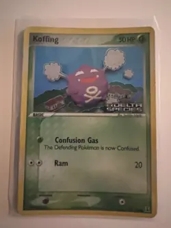 Koffing 72/113 Common Reverse Holo Stamped Poor Condition Ex Delta Species - Image 1