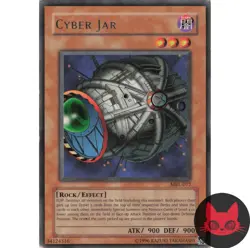 Yugioh Cyber Jar MRL-077 Rare MP - Image 1