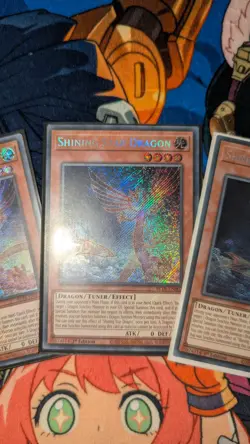 YuGiOh! | PLAYSET 3x Shining Star Dragon | BLTR-EN002 Secret Rares 1st Ed. | NM - Image 2