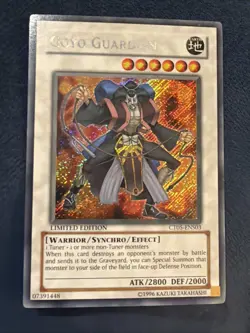 Yugioh Goyo Guardian Limited Edition Secret Rare CT05-ENS03 LP - Image 1