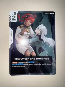 GD01-117 The Witch and the Bride Gundam TCG Card Game (Newtype Rising) English - Image 1