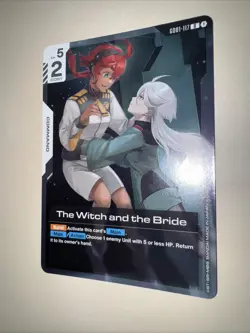 GD01-117 The Witch and the Bride Gundam TCG Card Game (Newtype Rising) English - Image 3
