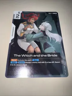 GD01-117 The Witch and the Bride Gundam TCG Card Game (Newtype Rising) English - Image 4