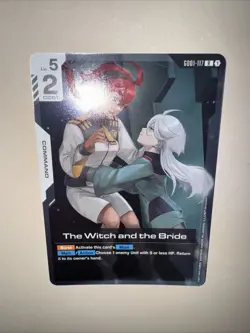 GD01-117 The Witch and the Bride Gundam TCG Card Game (Newtype Rising) English - Image 5