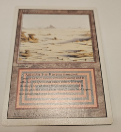 Magic: The Gathering Revised Edition Badlands SUPER Clean LP - Image 1