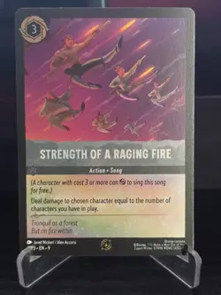 Disney Lorcana - Strength of a Raging Fire (Promo) 8/P3 - Cold Foil - NM - Image 1