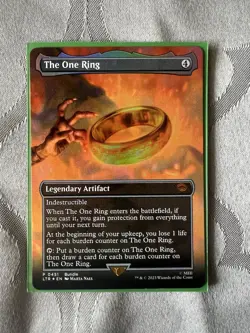 MTG The One Ring Lord of The Rings Borderless Foil LOTR Magic the Gathering NM - Image 1