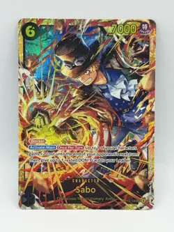 Sabo SEC OP13-120 Sabo Carrying On His Will NM One Piece Card English - Image 1