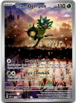 Teal Mask Ogerpon - Promo SV: Scarlet & Violet Promo Cards 123 NM - Image 1