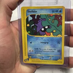 Pokemon Expedition Shellder Common Card 129/165 LP Lightly Played Vintage TCG - Image 1