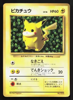 Ivy Pikachu No. 025 Corocoro Comics HP Japanese Pokemon Card TCG - Image 1