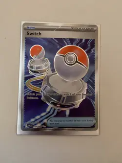 Pokemon TCG Card Switch 123/094 Phantasmal Flames Ultra Rare Full Art - NM - Image 1